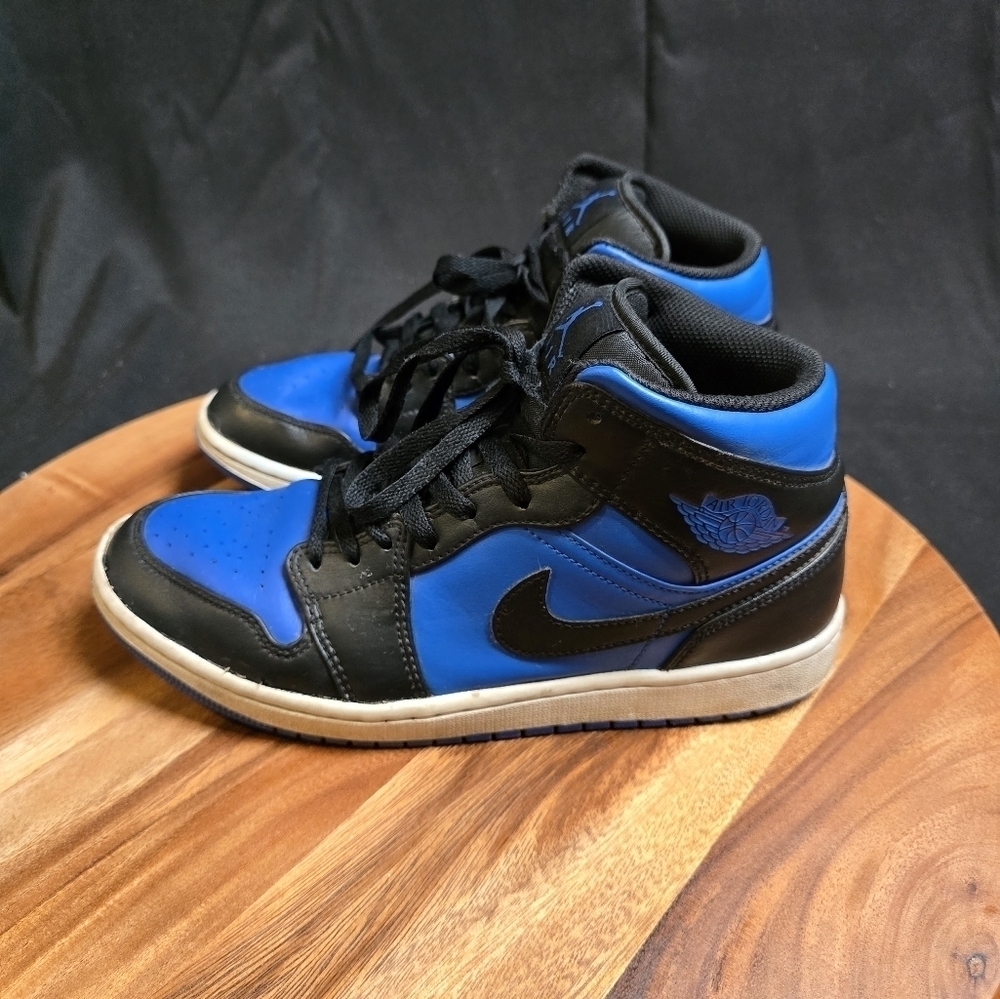 Air Jordan 1 Retro Varsity Royal Blue Black Men's Size 8.5.